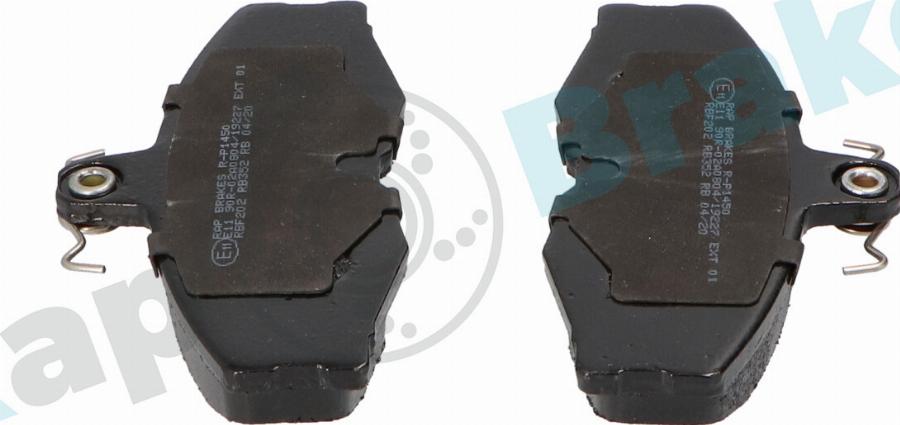 RAP BRAKES R-P1450 - Гальмівні колодки, дискові гальма autozip.com.ua