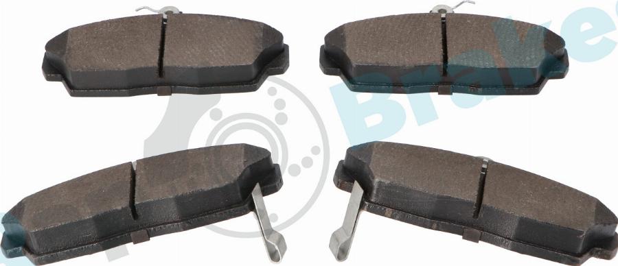 RAP BRAKES R-P1452 - Гальмівні колодки, дискові гальма autozip.com.ua