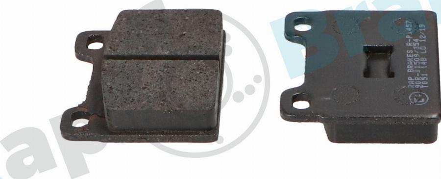RAP BRAKES R-P1457 - Гальмівні колодки, дискові гальма autozip.com.ua