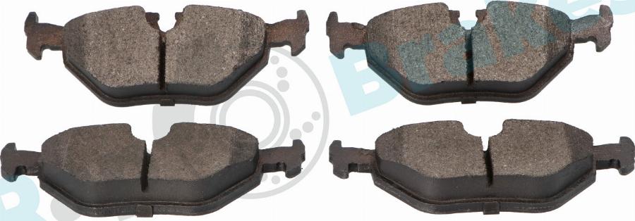 RAP BRAKES R-P1489 - Гальмівні колодки, дискові гальма autozip.com.ua