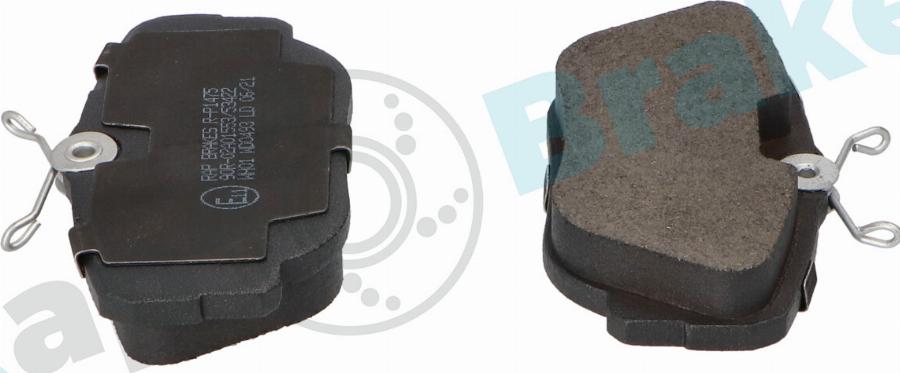 RAP BRAKES R-P1475 - Гальмівні колодки, дискові гальма autozip.com.ua