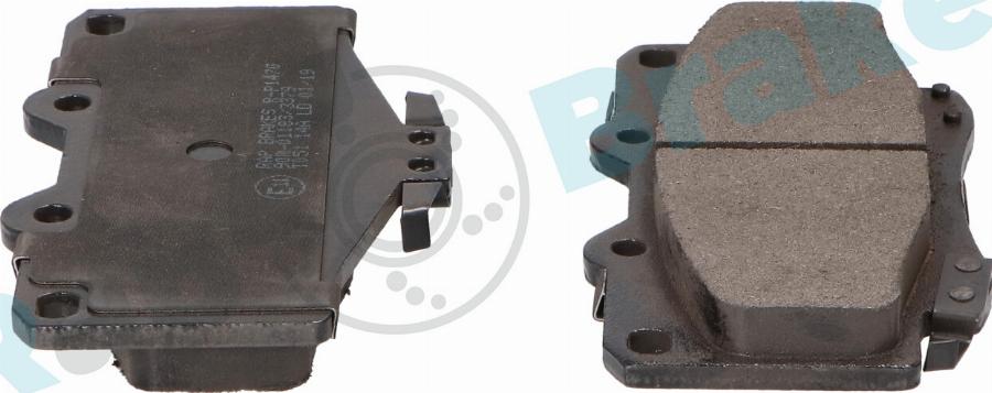 RAP BRAKES R-P1470 - Гальмівні колодки, дискові гальма autozip.com.ua