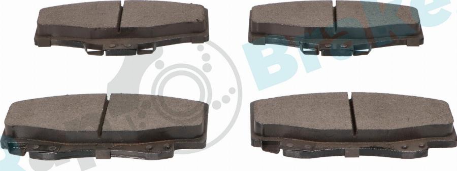 RAP BRAKES R-P1470 - Гальмівні колодки, дискові гальма autozip.com.ua