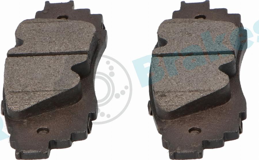 RAP BRAKES R-P1557 - Гальмівні колодки, дискові гальма autozip.com.ua
