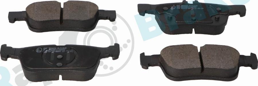 RAP BRAKES R-P1505 - Гальмівні колодки, дискові гальма autozip.com.ua