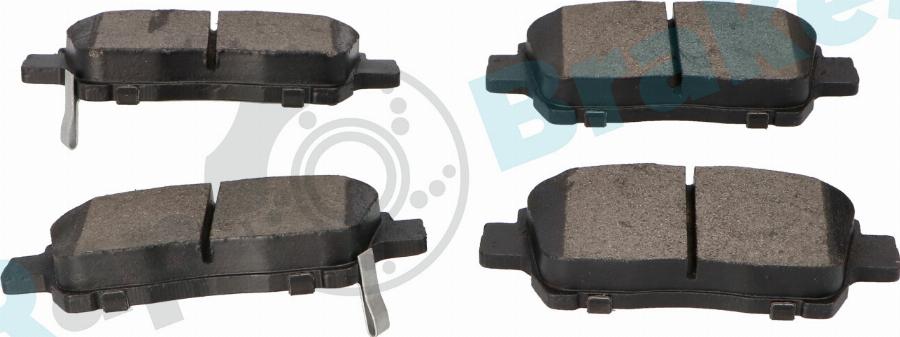 RAP BRAKES R-P1046 - Гальмівні колодки, дискові гальма autozip.com.ua