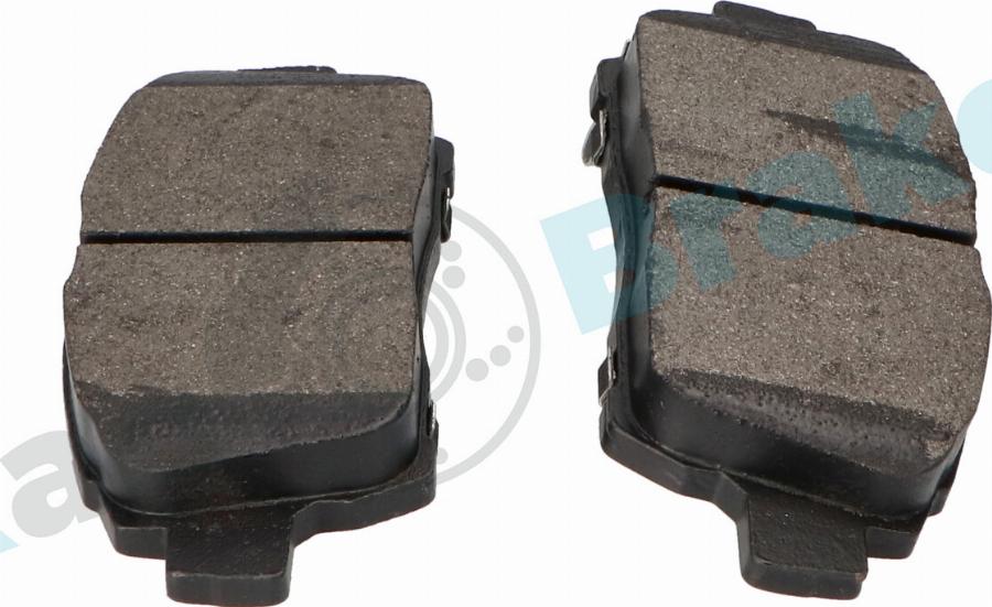 RAP BRAKES R-P1046 - Гальмівні колодки, дискові гальма autozip.com.ua