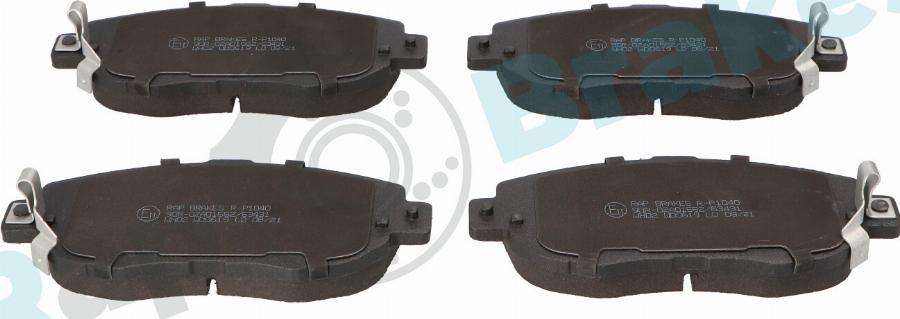RAP BRAKES R-P1040 - Гальмівні колодки, дискові гальма autozip.com.ua