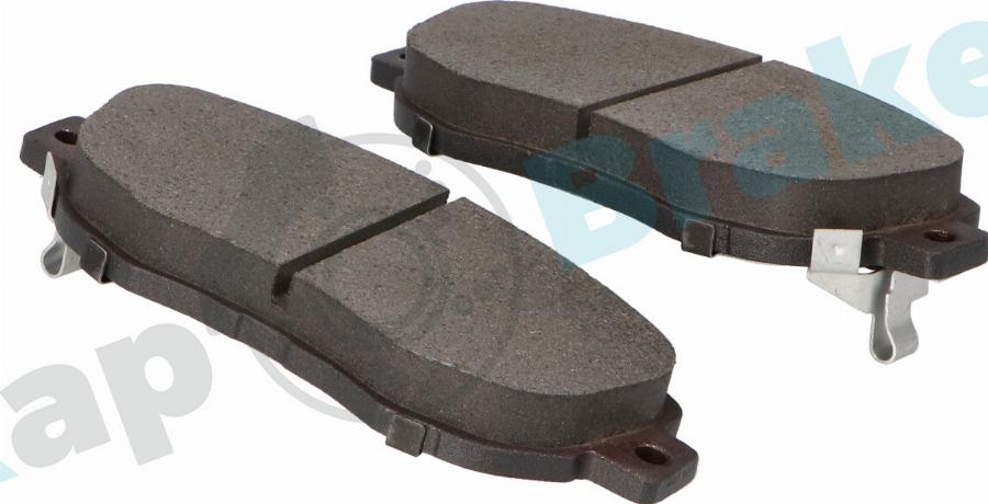 RAP BRAKES R-P1040 - Гальмівні колодки, дискові гальма autozip.com.ua