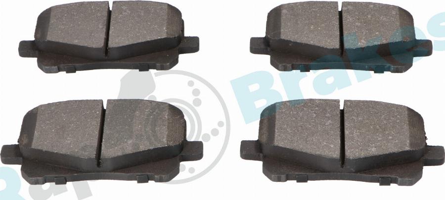 RAP BRAKES R-P1051 - Гальмівні колодки, дискові гальма autozip.com.ua