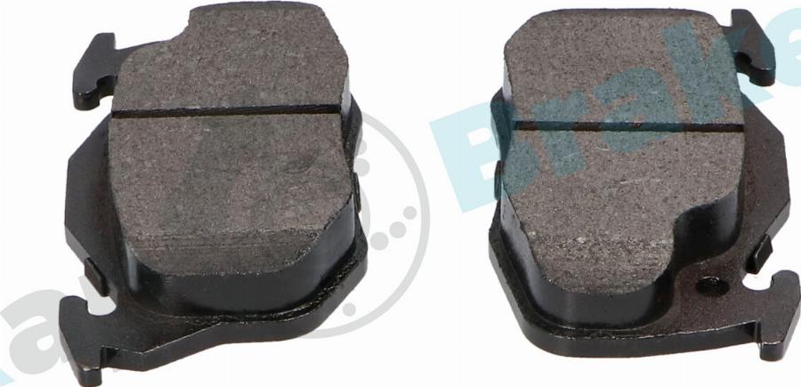 RAP BRAKES R-P1072 - Гальмівні колодки, дискові гальма autozip.com.ua