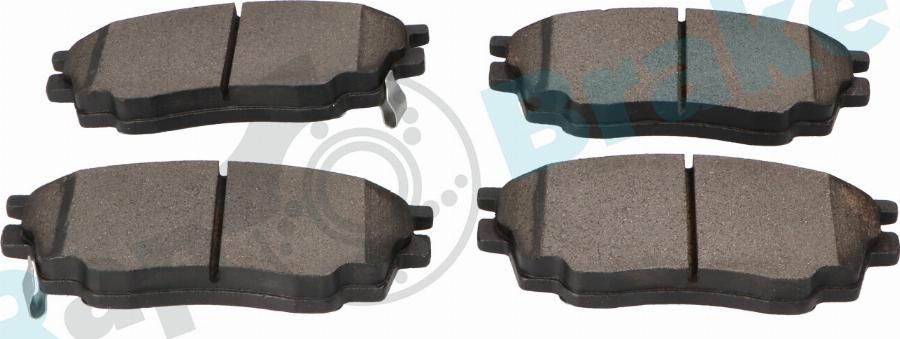 RAP BRAKES R-P1105 - Гальмівні колодки, дискові гальма autozip.com.ua