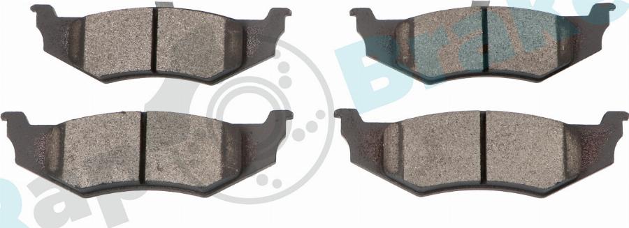 RAP BRAKES R-P1394 - Гальмівні колодки, дискові гальма autozip.com.ua
