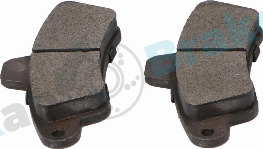 RAP BRAKES R-P1386 - Гальмівні колодки, дискові гальма autozip.com.ua