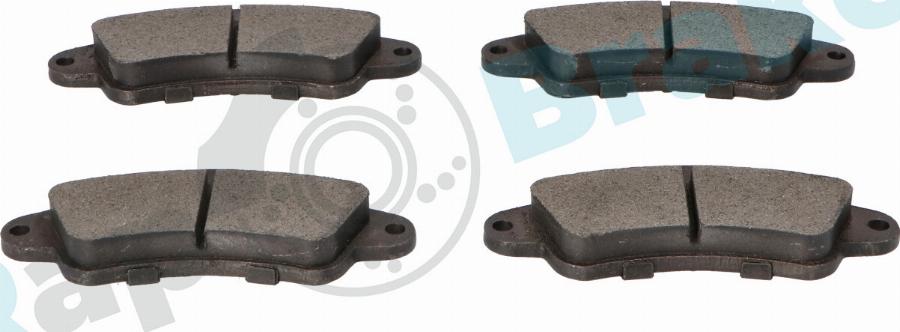 RAP BRAKES R-P1386 - Гальмівні колодки, дискові гальма autozip.com.ua