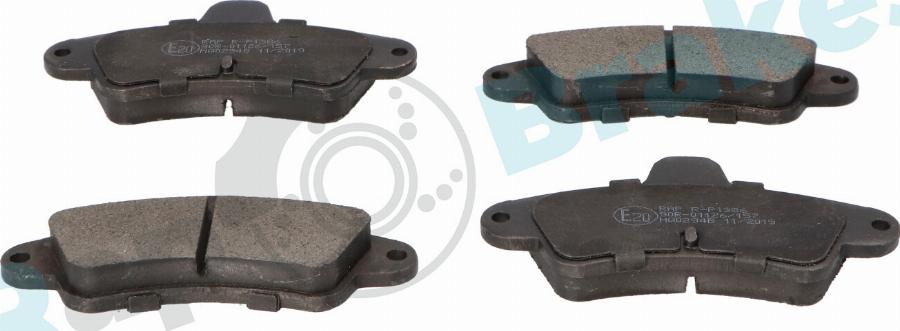 RAP BRAKES R-P1386 - Гальмівні колодки, дискові гальма autozip.com.ua