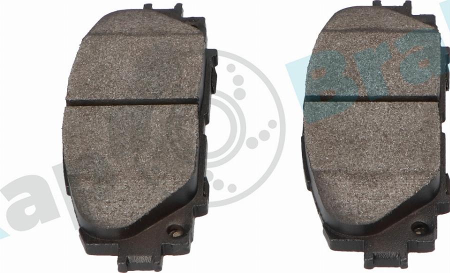 RAP BRAKES R-P1247 - Гальмівні колодки, дискові гальма autozip.com.ua