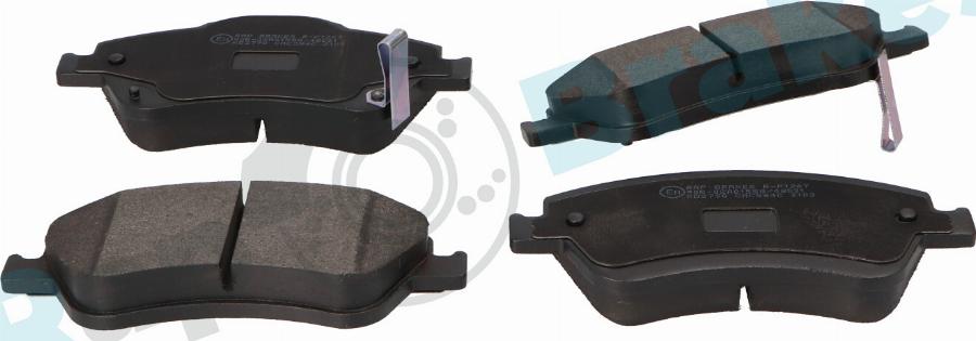 RAP BRAKES R-P1267 - Гальмівні колодки, дискові гальма autozip.com.ua