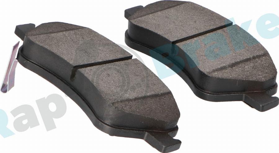 RAP BRAKES R-P1267 - Гальмівні колодки, дискові гальма autozip.com.ua