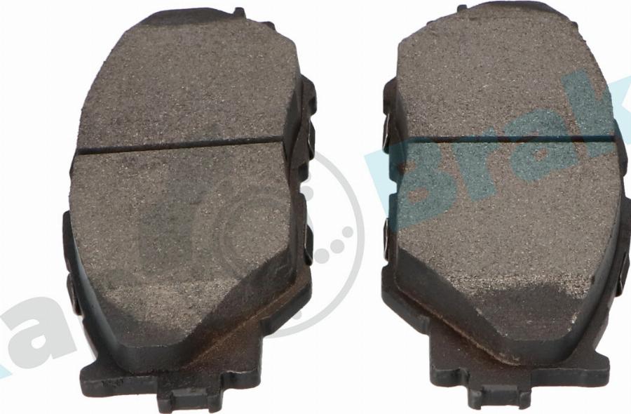 RAP BRAKES R-P1202 - Гальмівні колодки, дискові гальма autozip.com.ua