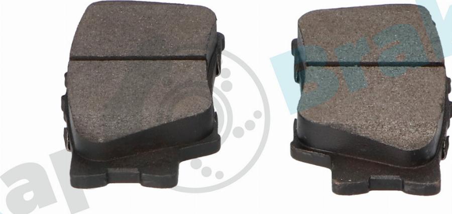 RAP BRAKES R-P1216 - Гальмівні колодки, дискові гальма autozip.com.ua