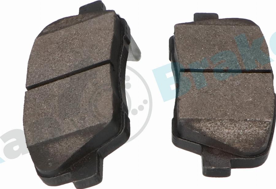 RAP BRAKES R-P1284 - Гальмівні колодки, дискові гальма autozip.com.ua