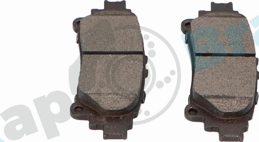 RAP BRAKES R-P1282 - Гальмівні колодки, дискові гальма autozip.com.ua