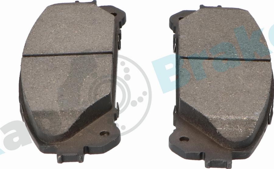 RAP BRAKES R-P1270 - Гальмівні колодки, дискові гальма autozip.com.ua