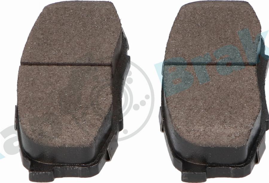 RAP BRAKES R-P1277 - Гальмівні колодки, дискові гальма autozip.com.ua