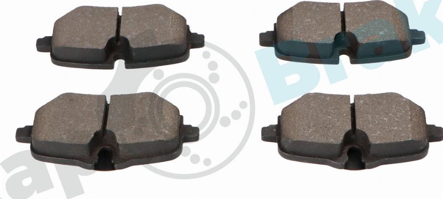 RAP BRAKES R-P1750 - Гальмівні колодки, дискові гальма autozip.com.ua