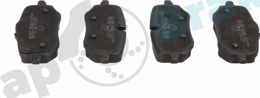 RAP BRAKES R-P1750 - Гальмівні колодки, дискові гальма autozip.com.ua