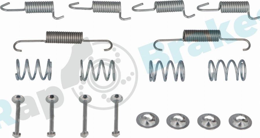 RAP BRAKES R-T0144 - Комплектуючі, барабанний гальмівний механізм autozip.com.ua
