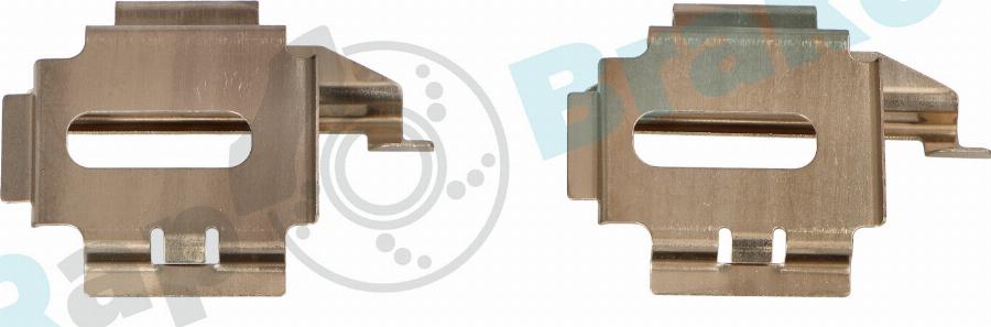 RAP BRAKES R-U0212 - Комплектуючі, колодки дискового гальма autozip.com.ua