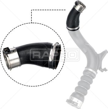 Rapro R19953 - Трубка нагнітається повітря autozip.com.ua