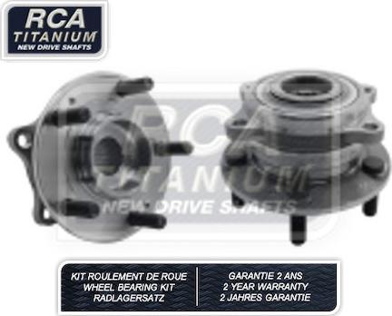 RCA France RCAK1440 - Комплект підшипника маточини колеса autozip.com.ua