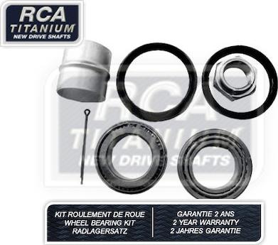RCA France RCAK1417 - Комплект підшипника маточини колеса autozip.com.ua
