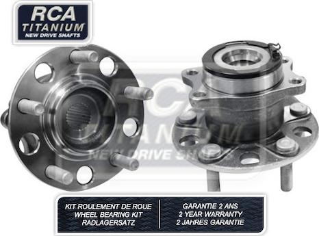 RCA France RCAK1421 - Комплект підшипника маточини колеса autozip.com.ua