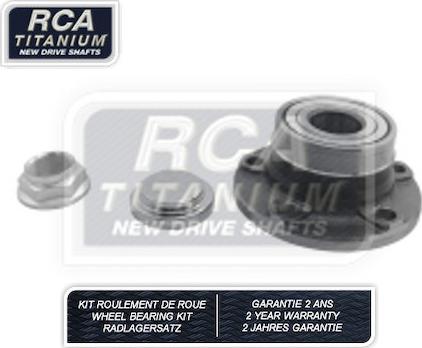 RCA France RCAK1477 - Комплект підшипника маточини колеса autozip.com.ua