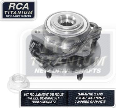 RCA France RCAK1543 - Комплект підшипника маточини колеса autozip.com.ua
