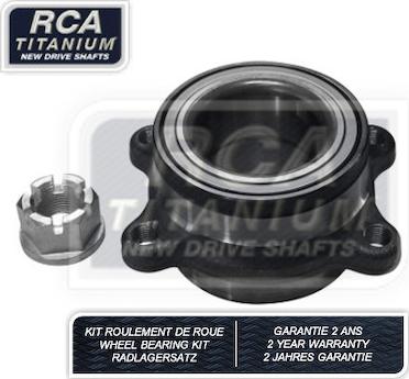 RCA France RCAK1550 - Комплект підшипника маточини колеса autozip.com.ua