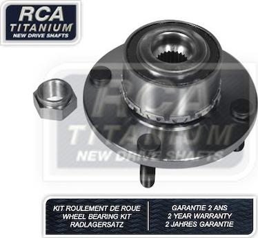 RCA France RCAK1513 - Комплект підшипника маточини колеса autozip.com.ua