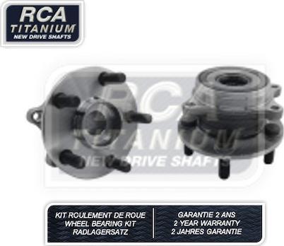RCA France RCAK1528 - Комплект підшипника маточини колеса autozip.com.ua