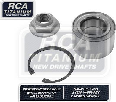 RCA France RCAK1048 - Комплект підшипника маточини колеса autozip.com.ua