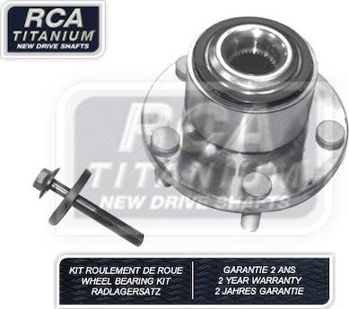 RCA France RCAK1051 - Комплект підшипника маточини колеса autozip.com.ua