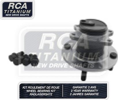 RCA France RCAK1064 - Комплект підшипника маточини колеса autozip.com.ua