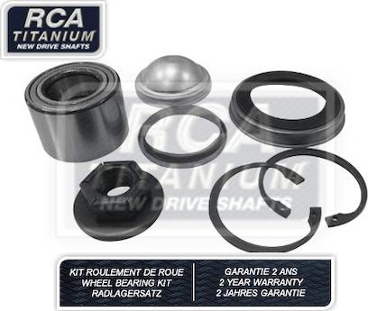 RCA France RCAK1015 - Комплект підшипника маточини колеса autozip.com.ua