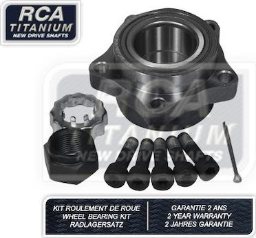 RCA France RCAK1086 - Комплект підшипника маточини колеса autozip.com.ua