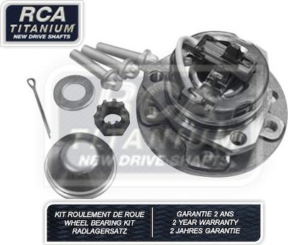 RCA France RCAK1145 - Комплект підшипника маточини колеса autozip.com.ua