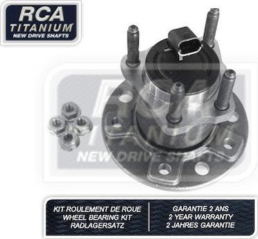 RCA France RCAK1154 - Комплект підшипника маточини колеса autozip.com.ua