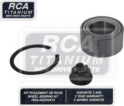 RCA France RCAK1164 - Комплект підшипника маточини колеса autozip.com.ua